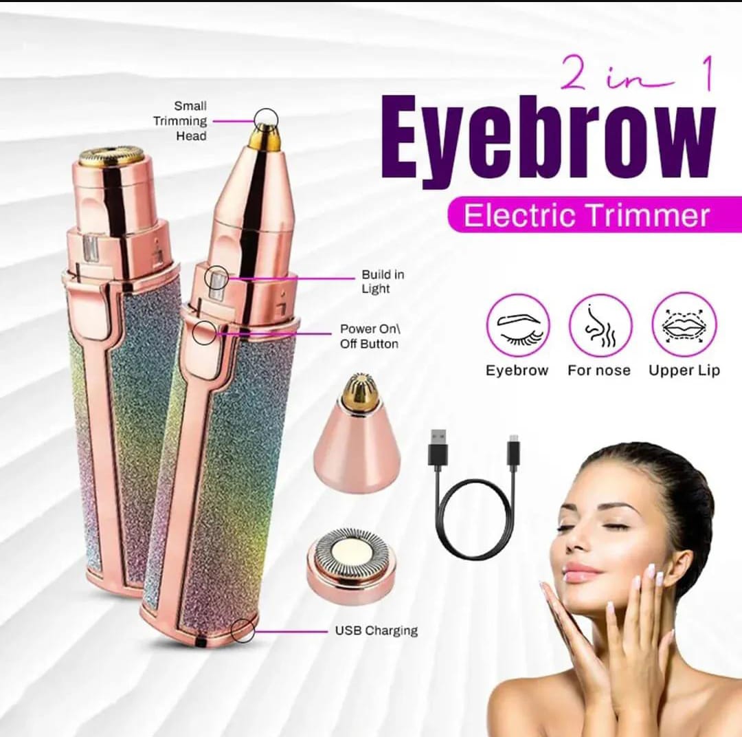 2‑in‑1 Women Hair Trimmer – Gentle, Precise & Pain-Free Hair Removal Anywhere! ✨