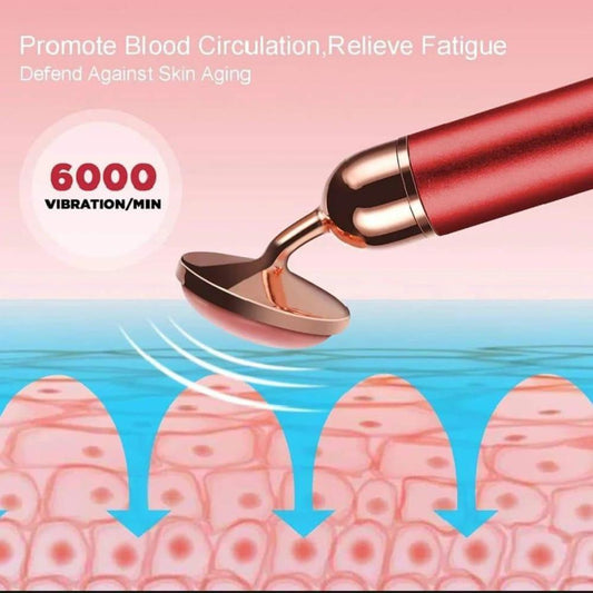 Vibrating Jade Roller – Reduce Puffiness & Wrinkles with Relaxing Facial Massage, Promote Glowing Skin, Boost Circulation & Skincare Absorption – Spa-Quality Beauty Tool for Home & Travel ✨