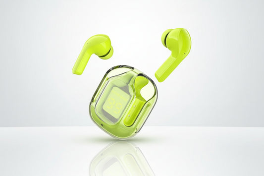 Airbud 31 Transparent Series – Stylish, Lightweight & Crystal Clear Audio for Every Moment!